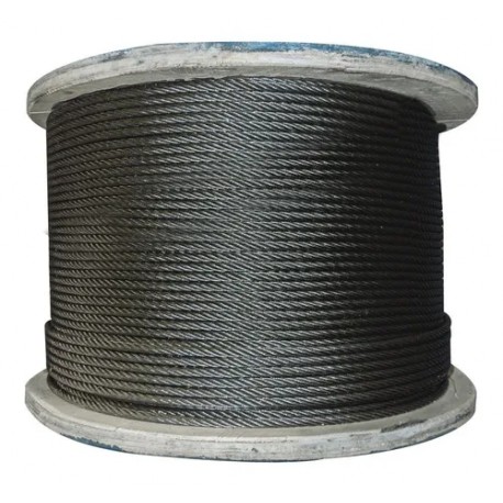 Cable Guaya En Acero Alquitranado De 3/8 8x19  250m
